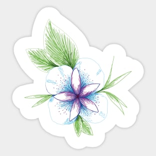 Jasmine Flower Sticker